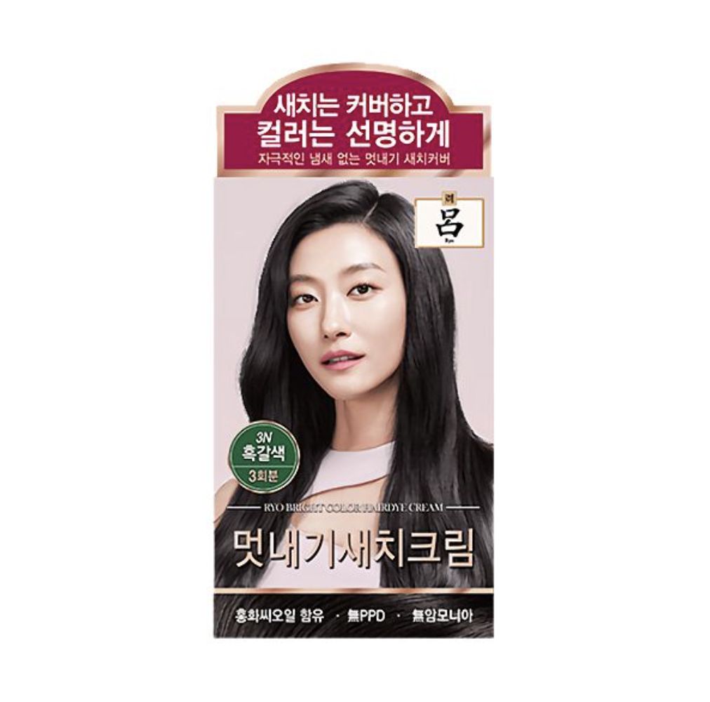 Ryo Bright Color Grey Hair Dye #3N Black Brown