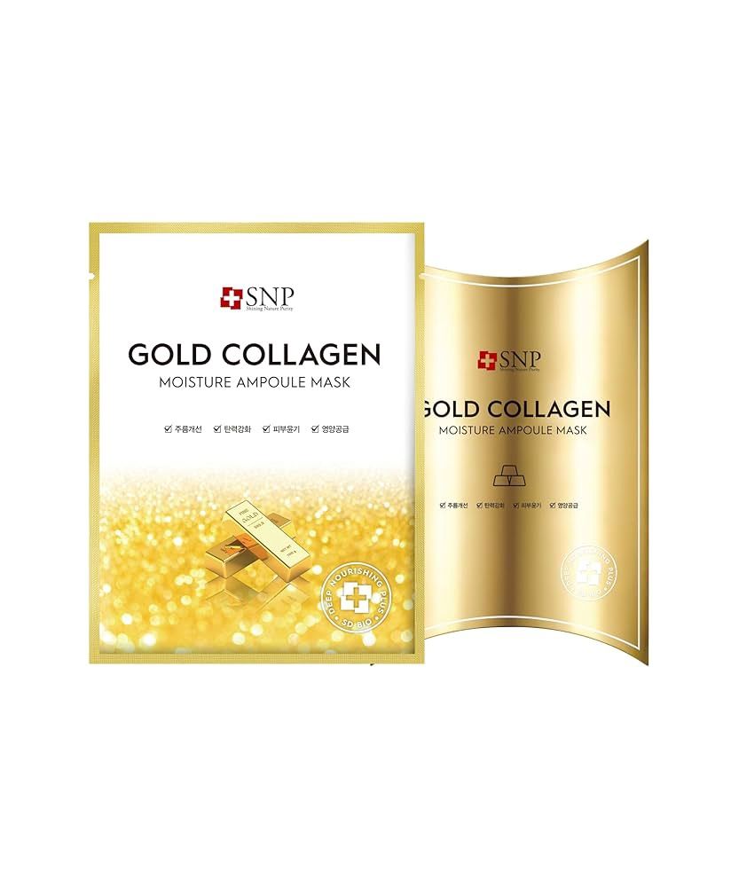 SNP Gold Collagen Ampoule Mask 10pcs/Box