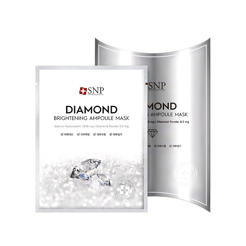 SNP Diamond Brightening Ampoule Mask 10pcs/Box
