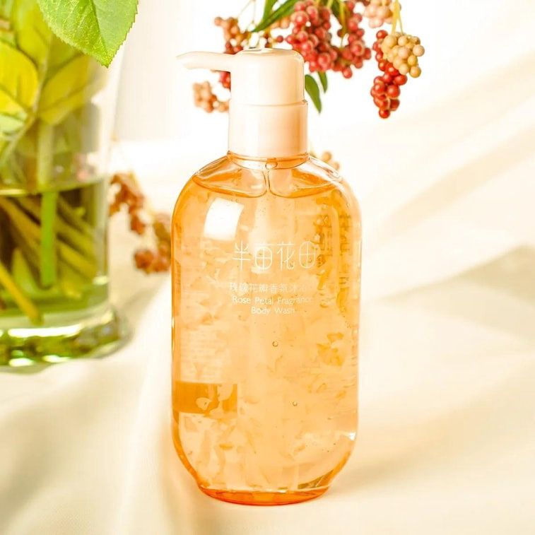 Little Dream Garden Shower Gel Body Wash with Petal 500ml - Rose