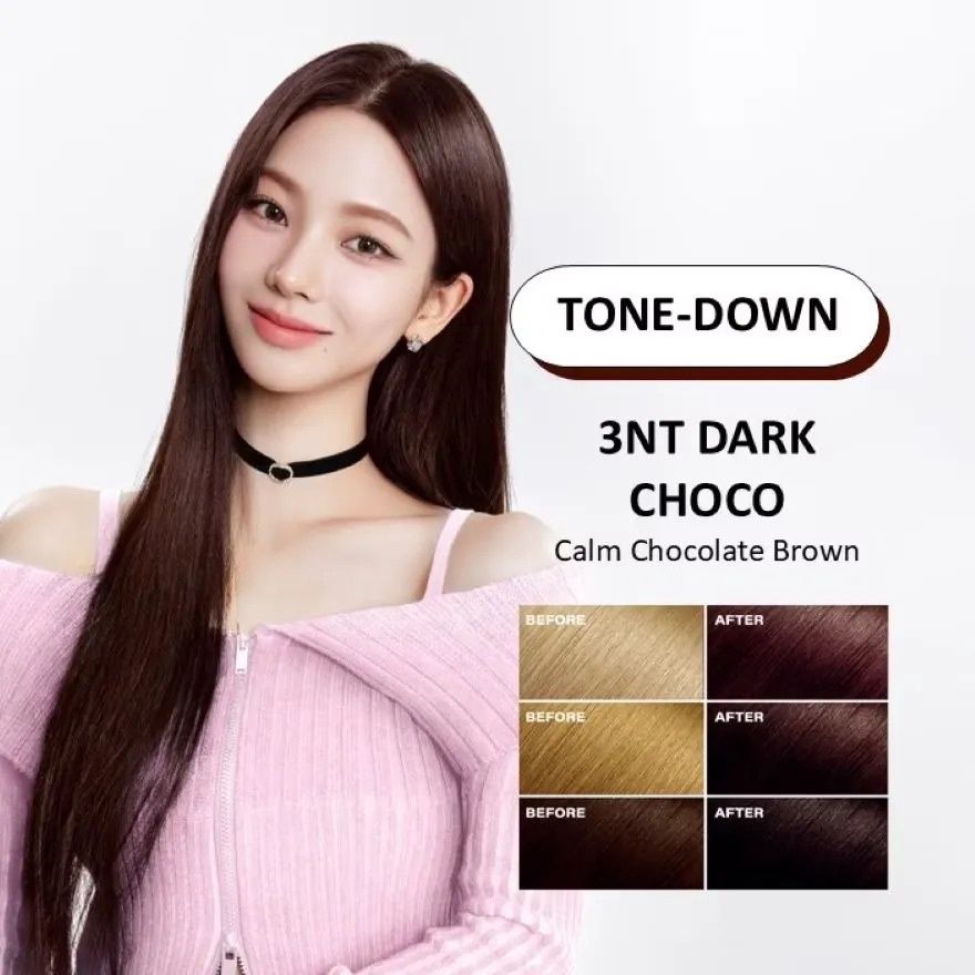 Mise En Scene Hello Bubble Hair Foam Color #3NT Dark Chocolate