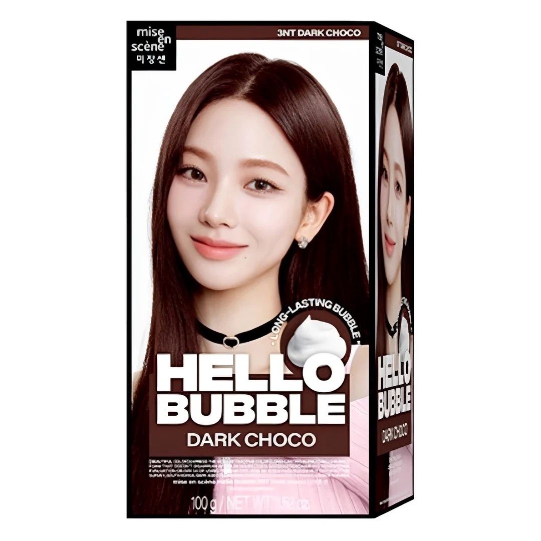 Mise En Scene Hello Bubble Hair Foam Color #3NT Dark Chocolate