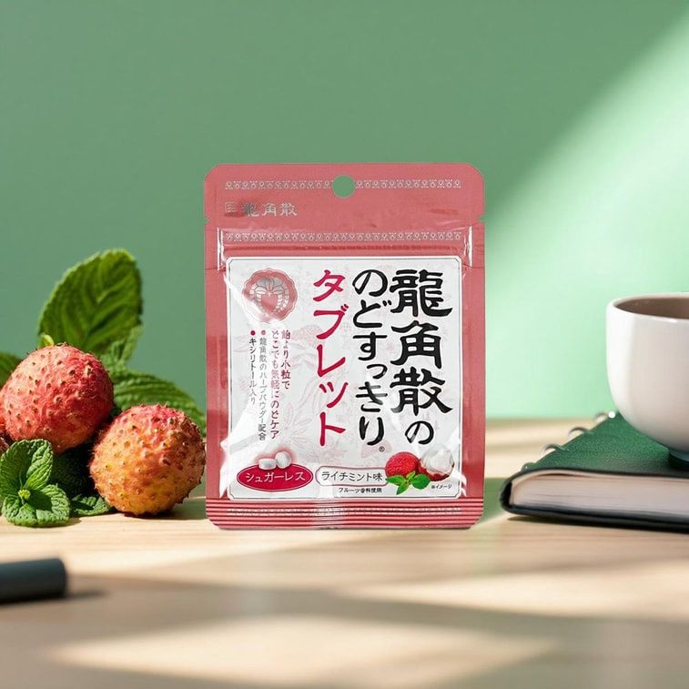 Ryukakusan Sugarless Herbal Tablet Lychee