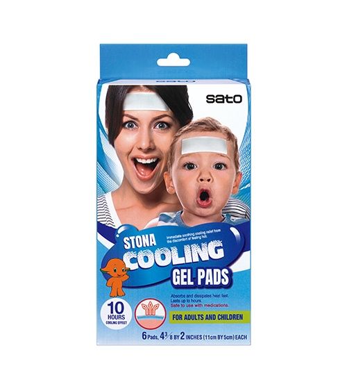 Sato Pharmaceutical Stona Cold Remedy Cooling Gel Pads 6pcs