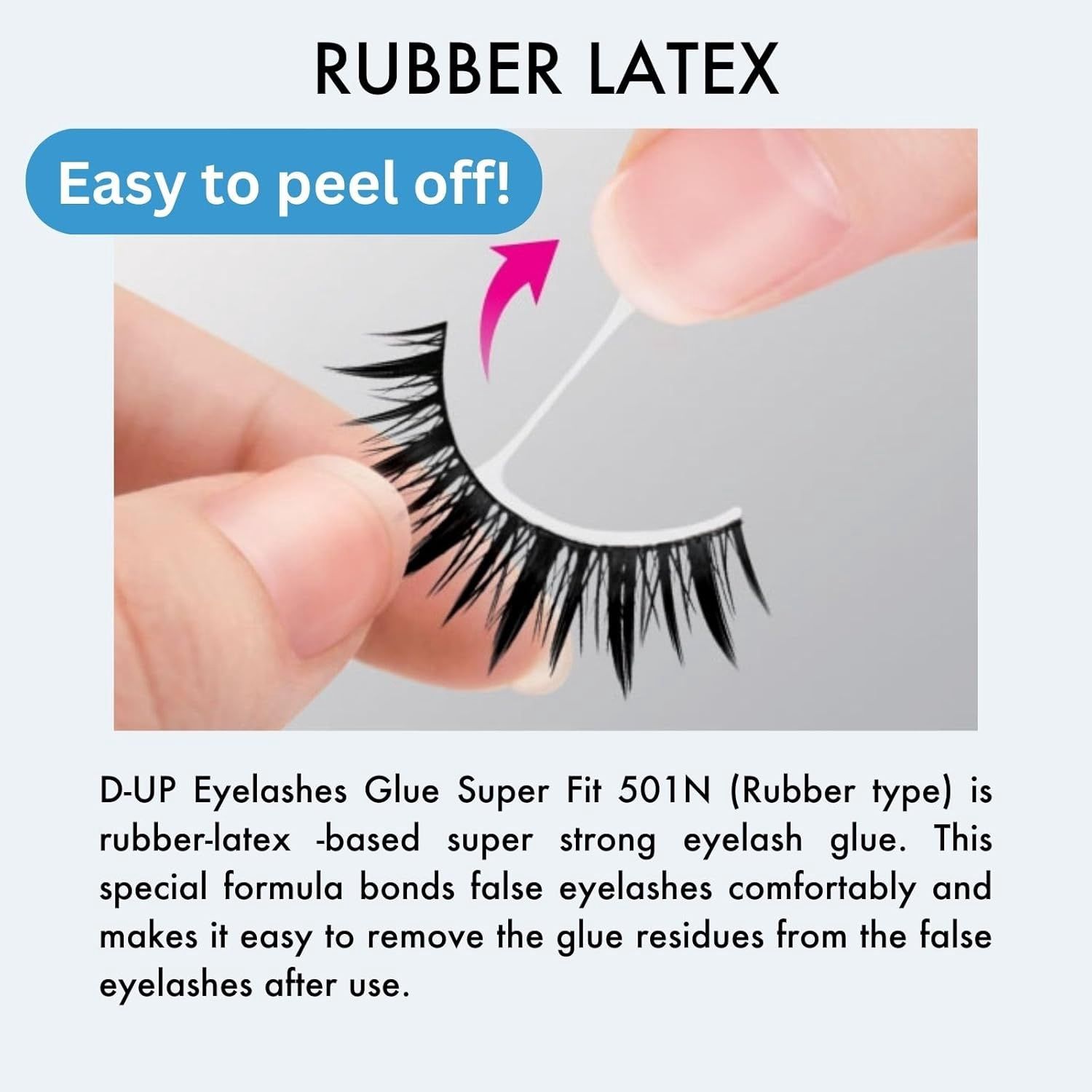 DUP Eyelashes Fixer Super Fit 501 Rubber Type