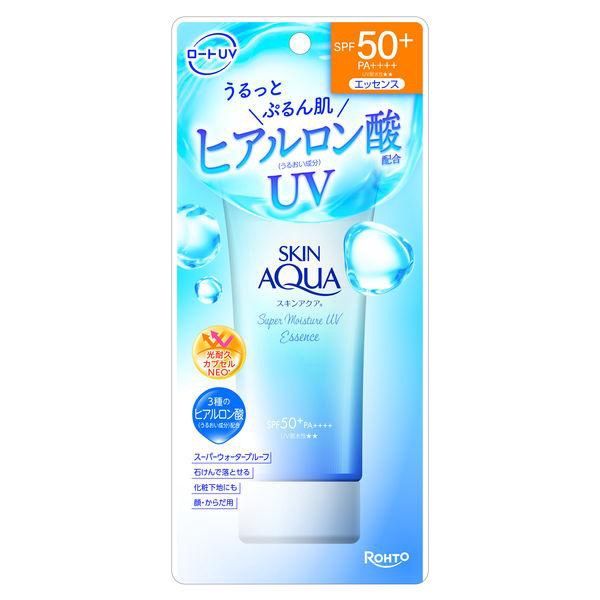 Rohto Skin Aqua Super Moisture Essence Sunscreen SPF50+ PA++++ 80ml