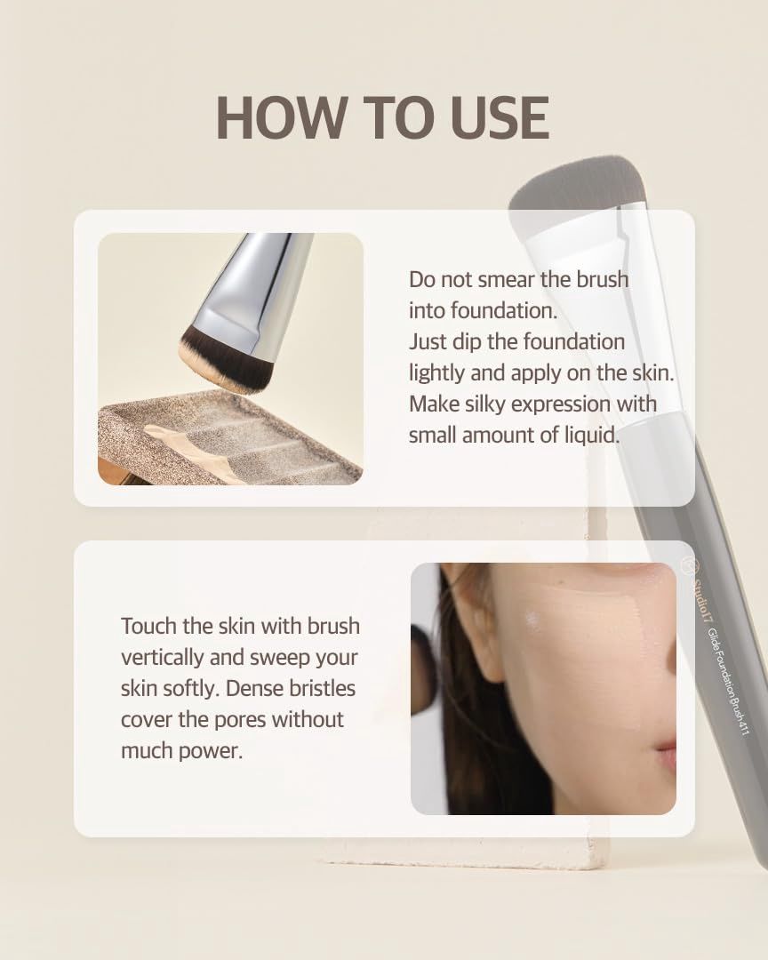 Studio 17 Glide Foundation Brush 411