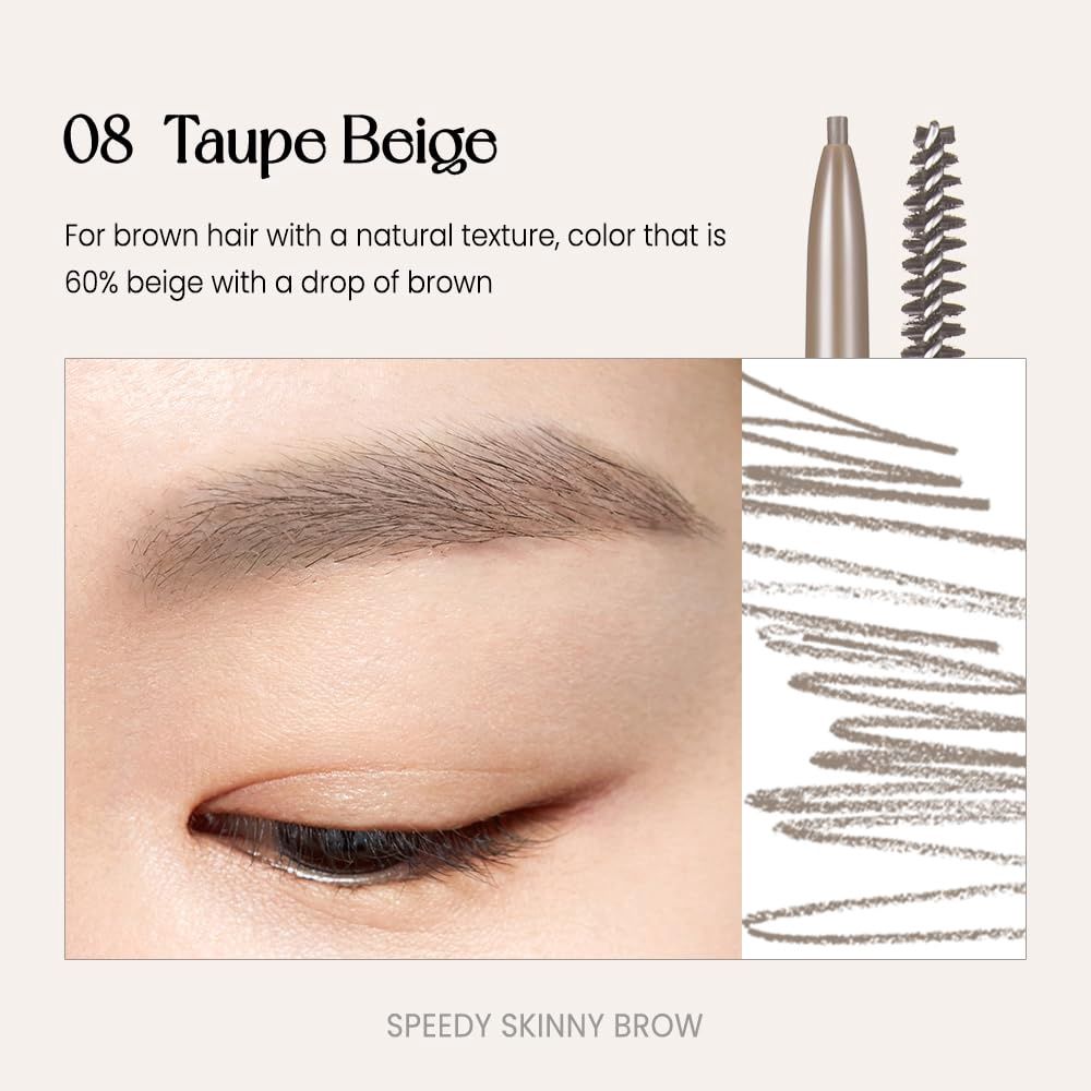 Peripera Speedy Skinny Brow #08 Taupe Beige