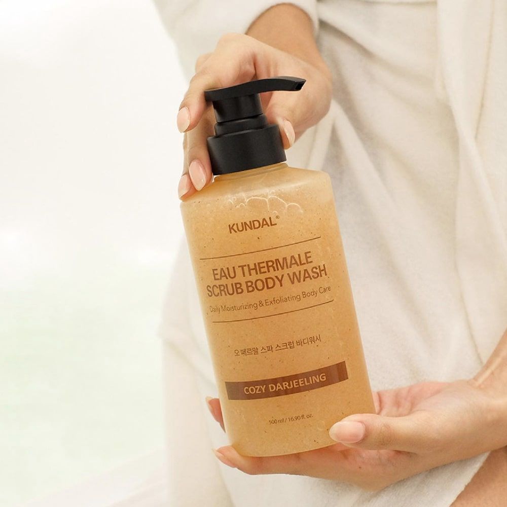 Kundal Scrub Body Wash- Cozy Darjeeling 500ml (With Scrub)