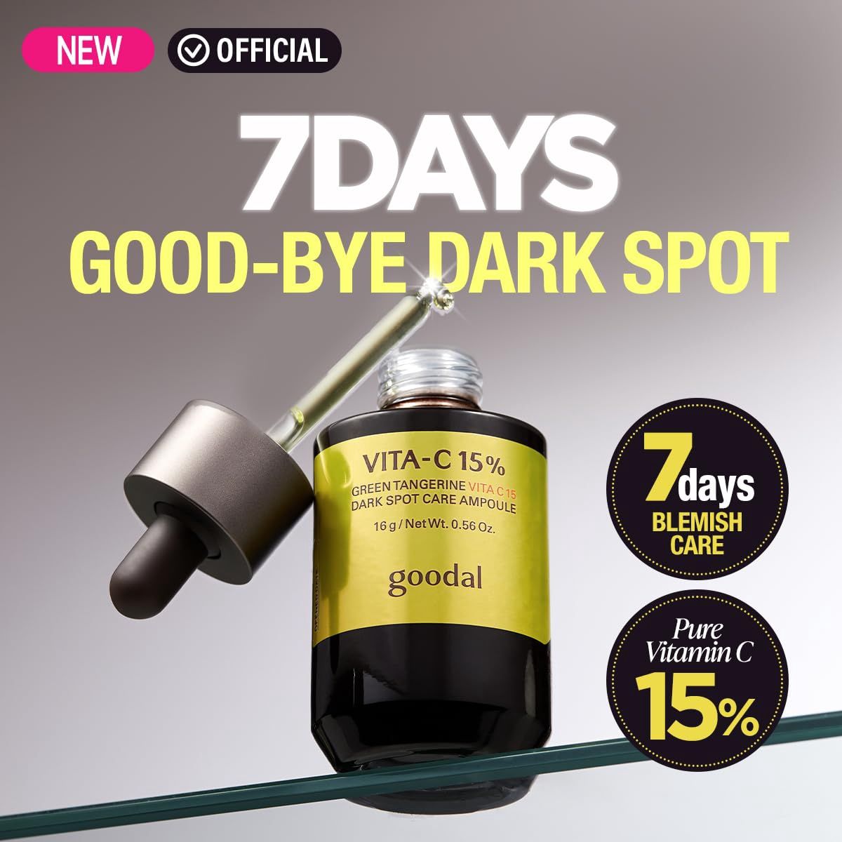 Goodal Green Tangerine Vita C 15% Dark Spot Care Ampoule 16ml