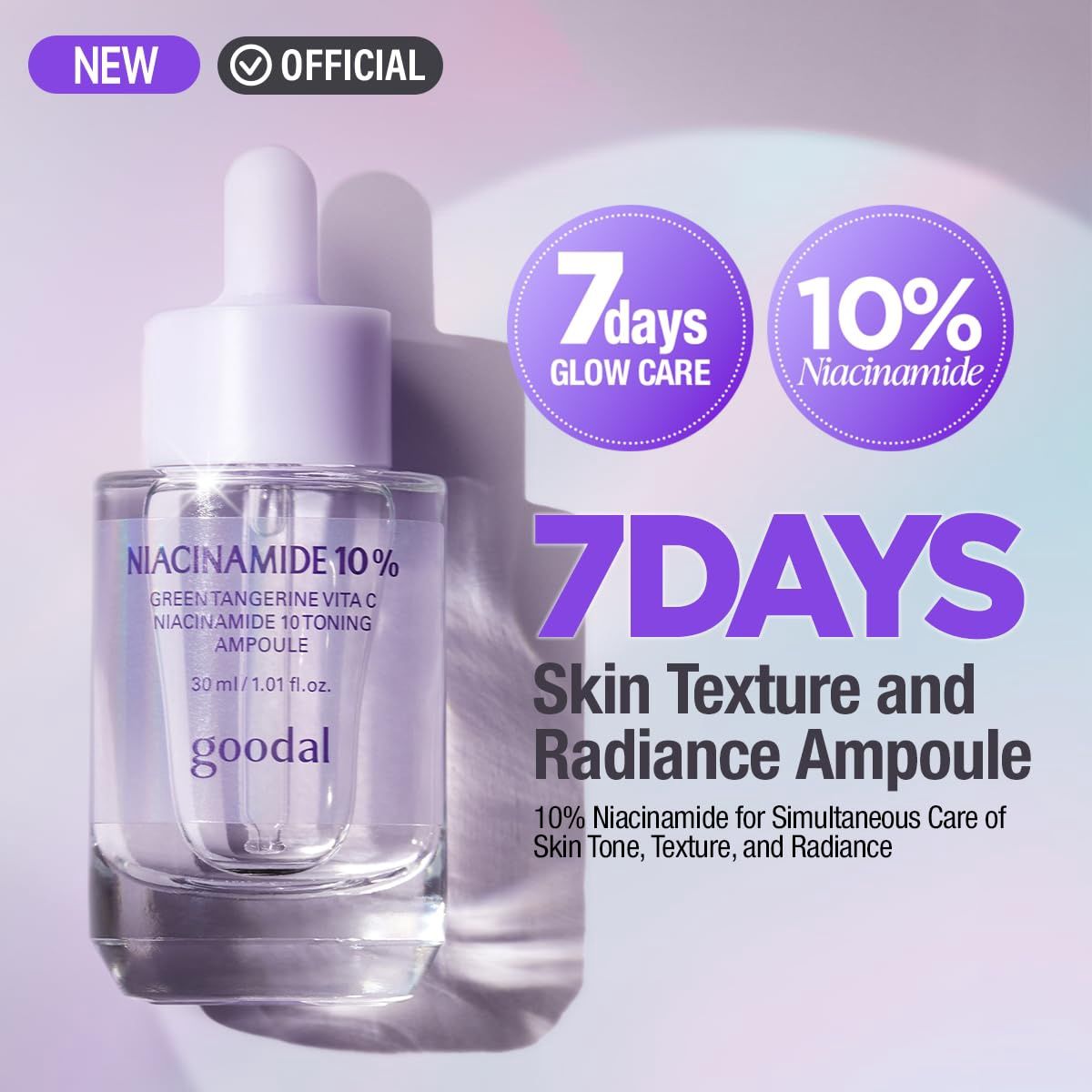 Goodal Green Tangerine Vita C Niacinamide 10% Toning Ampoule 30ml