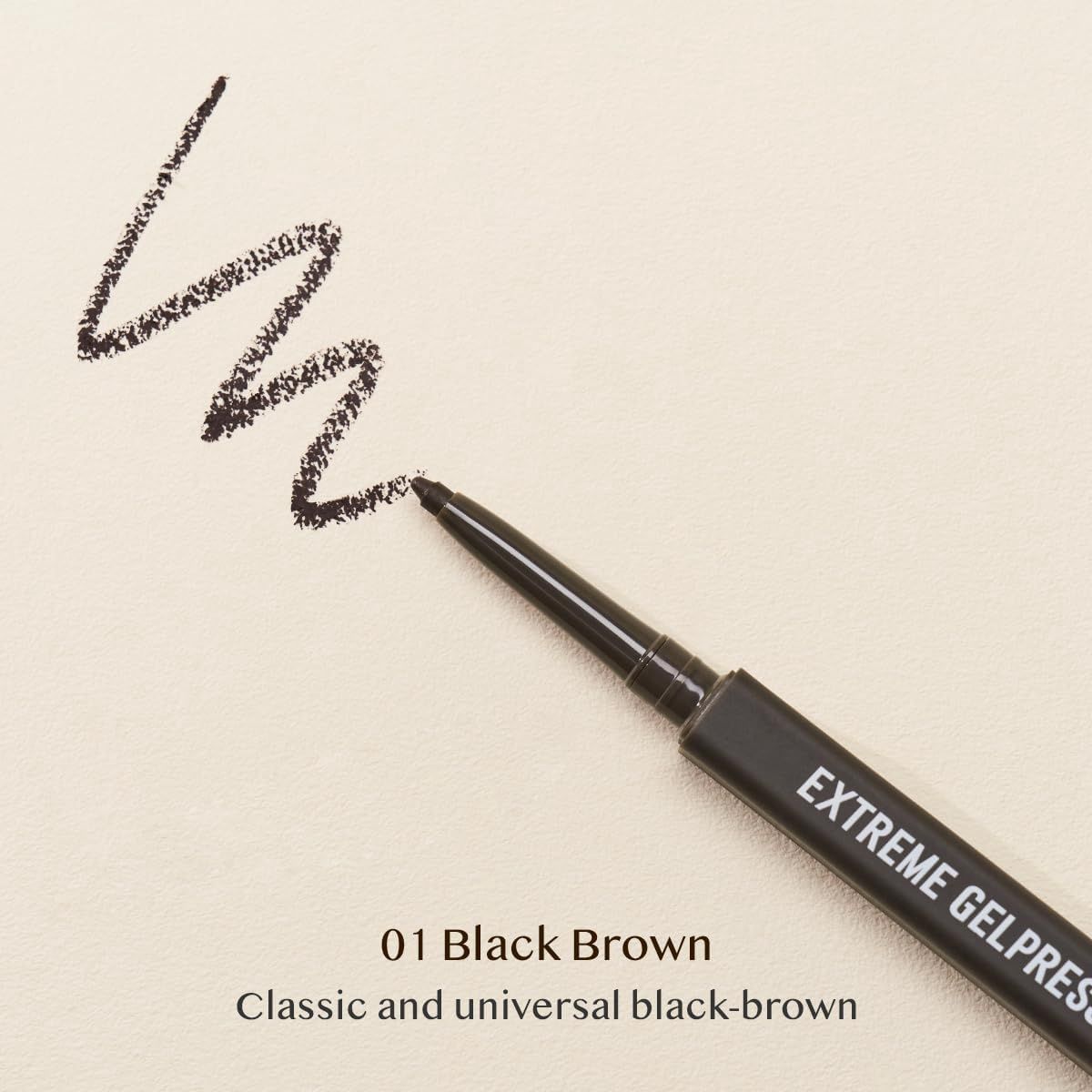 Clio Extreme Gelpresso Pencil Liner #001 Black Brown