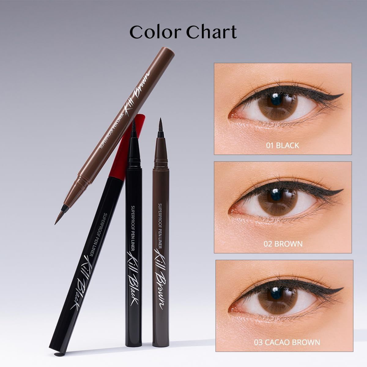 Clio Super Proof Pen Liner #01 Black