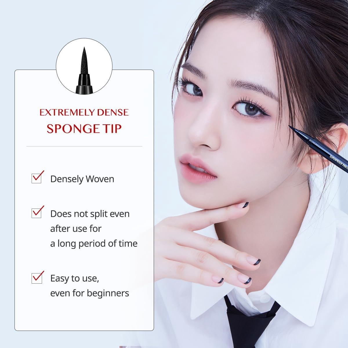 Clio Super Proof Pen Liner #01 Black