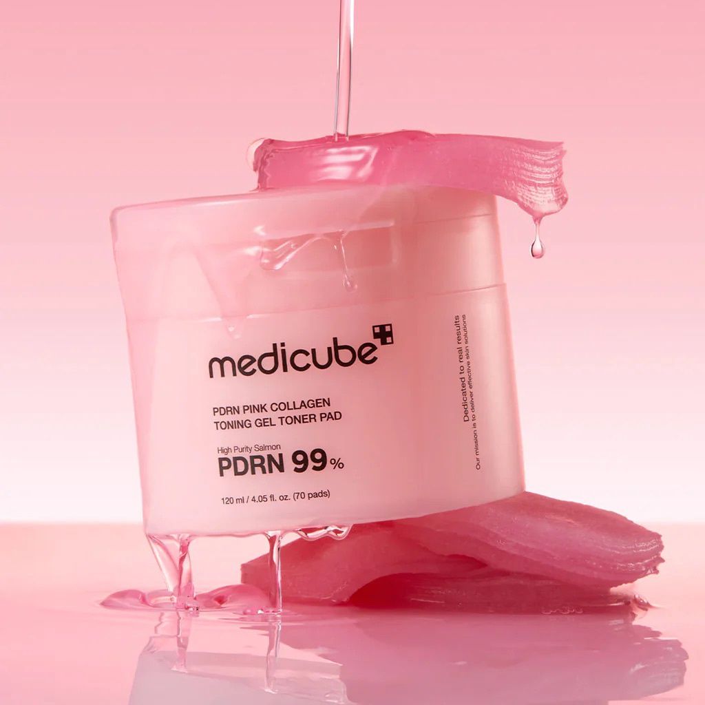 Medicube PDRN Pink Collagen Toning Gel Toner Pad 70pcs