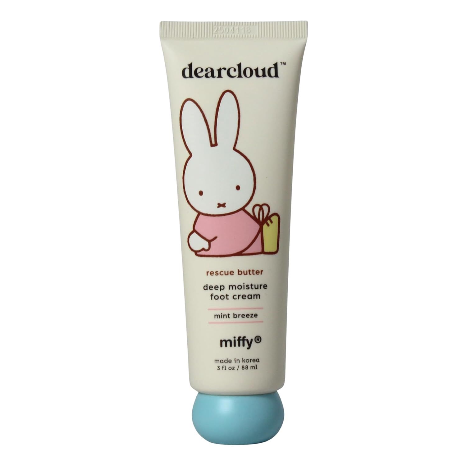 Dearcloud Miffy Deep Moisture Rescue Butter Foot Cream (Mint Breeze) 88ml