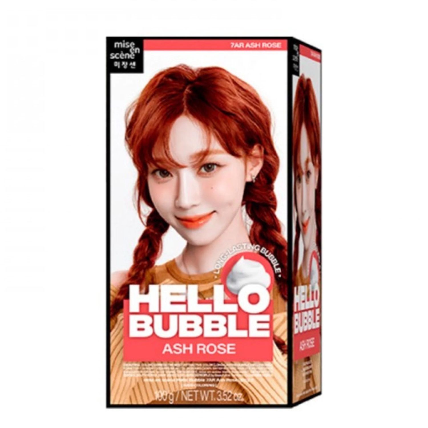 Mise En Scene Hello Bubble Hair Foam Color #7AR Ash Rose
