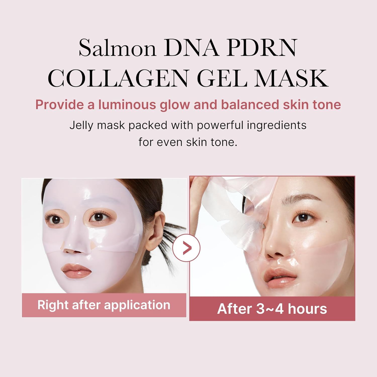 Medicube PDRN Pink Collagen Gel Mask 4 Sheets