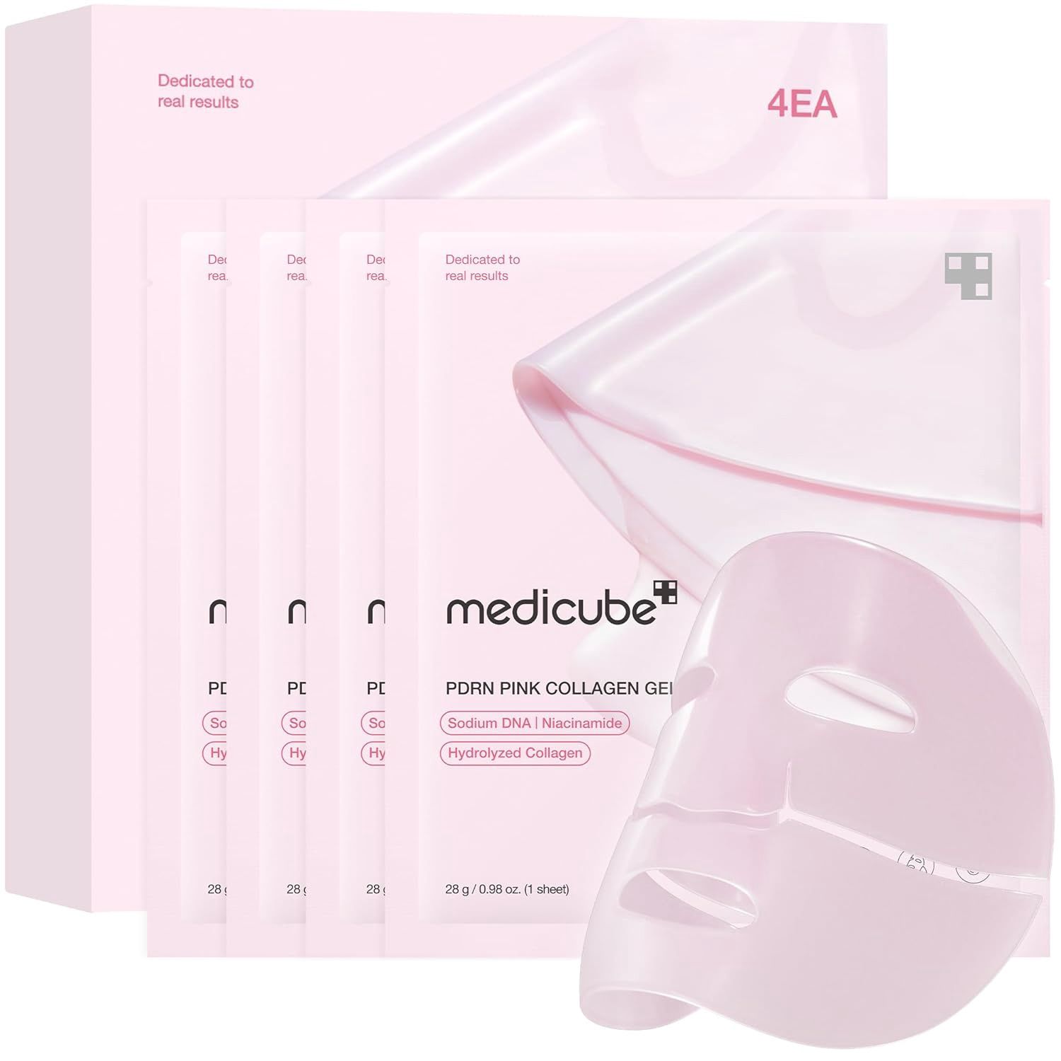 Medicube PDRN Pink Collagen Gel Mask 4 Sheets