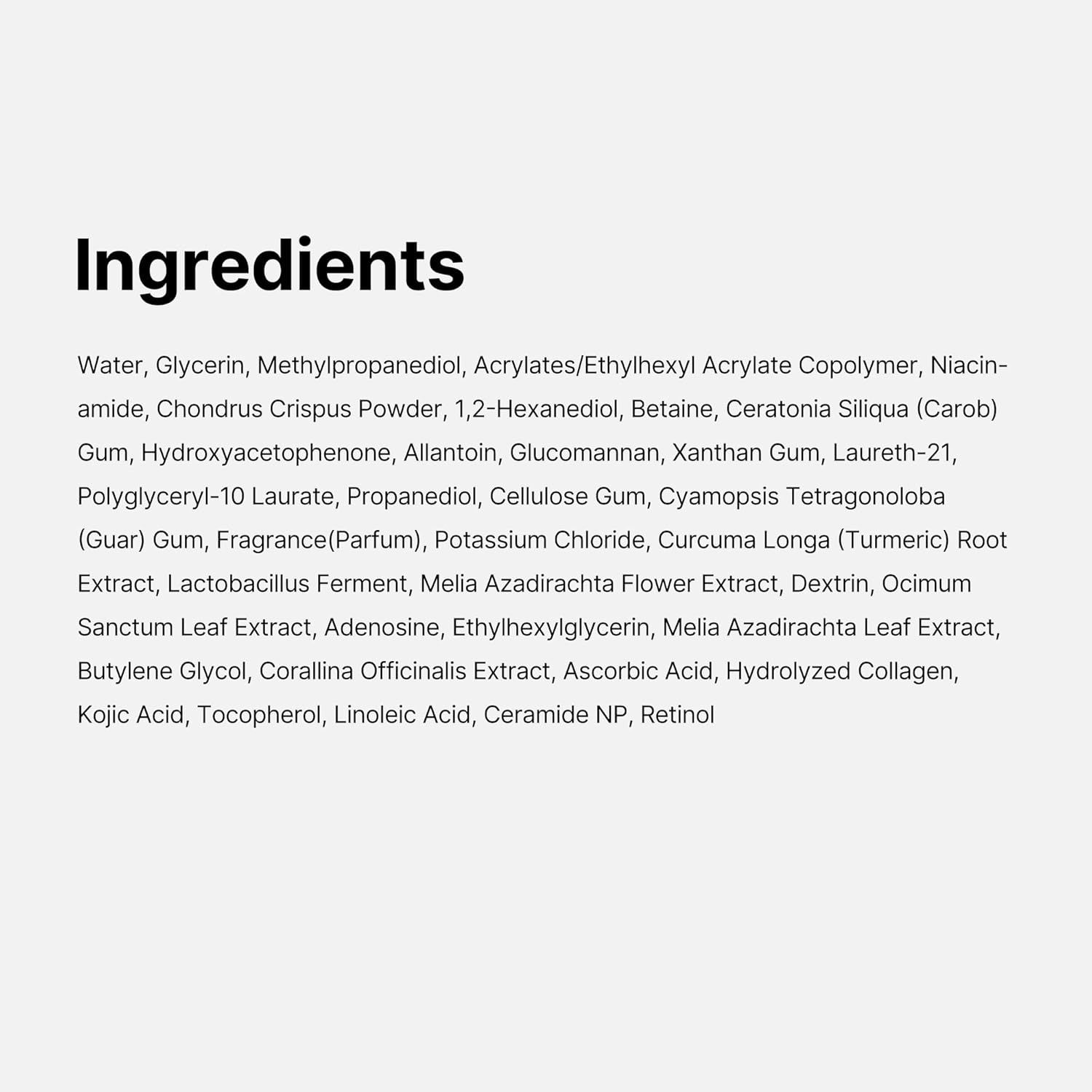 Medicube Kojic Acid Turmeric Brightening Gel Mask 4 Sheets