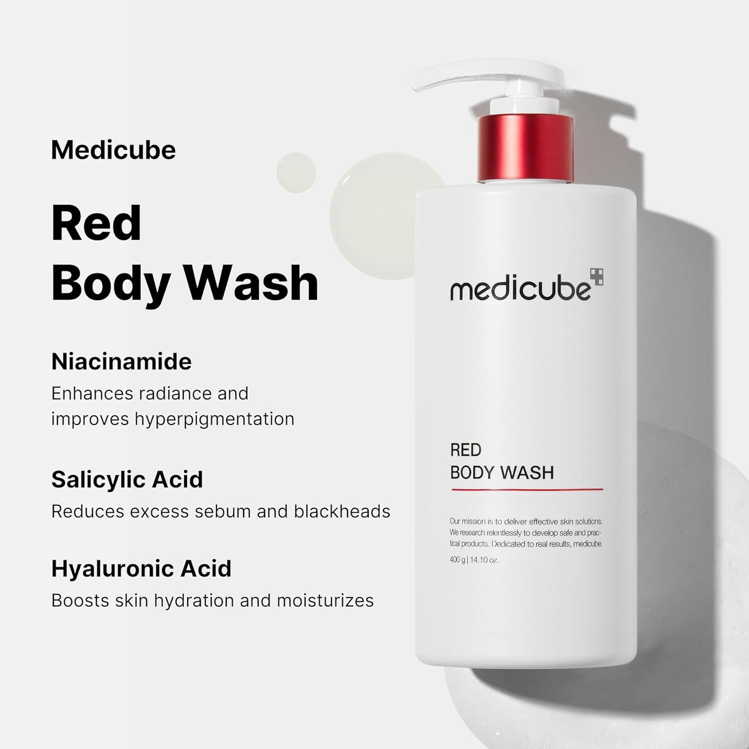 Medicube Red Acne Body Wash 2.0 400g