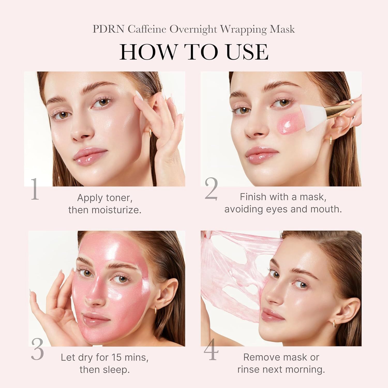 Medicube PDRN Pink Caffeine Night Wrapping Mask 75ml