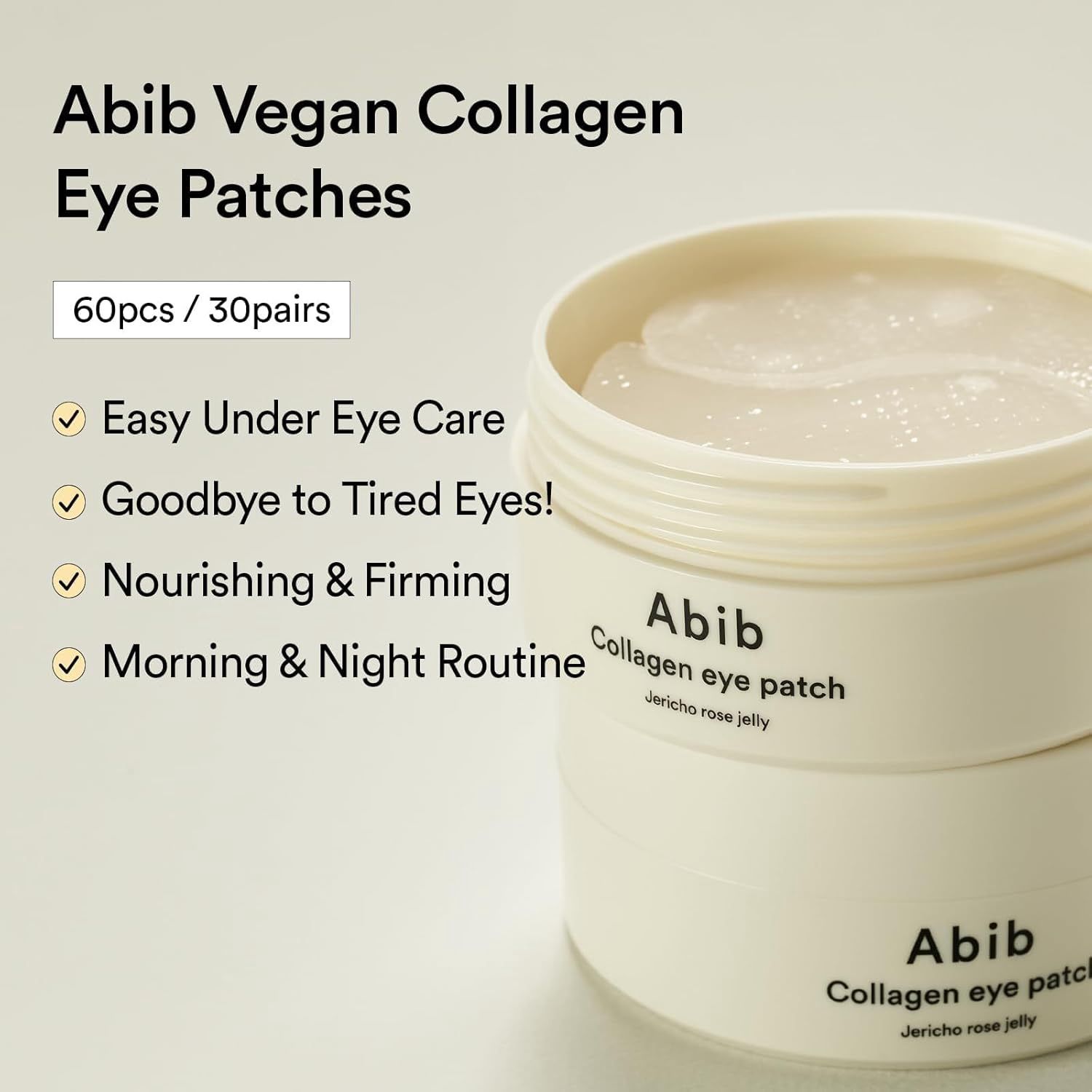 Abib Collagen Eye Patch Jericho Rose Jelly 60pcs