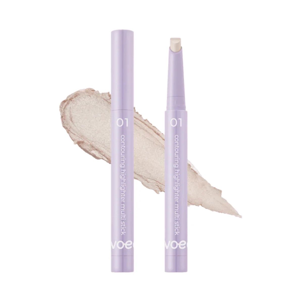 Twoedit Contouring Highlighter Multi Stick #01 (Veil Light)