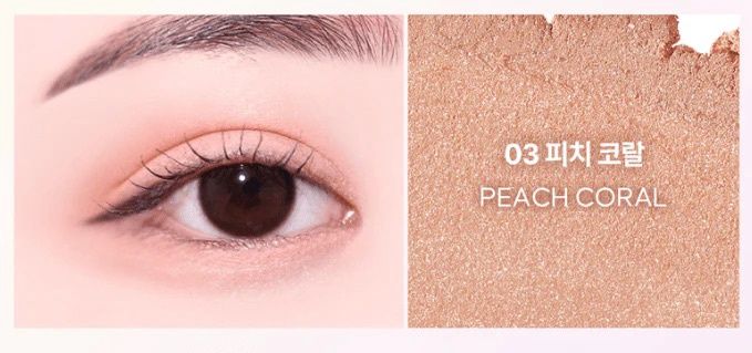 Twoedit Touch Up Stick Eye Shadow #03 (Peach Coral)