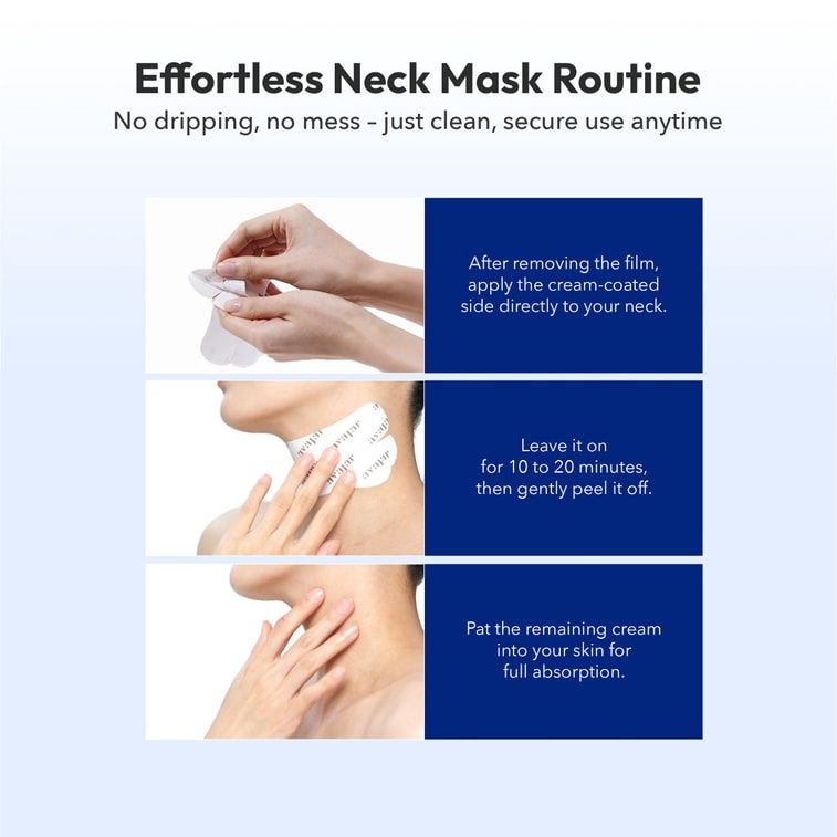 Avajar Rejuvenating Neck Wrinkle Control Mask 5 Sheets