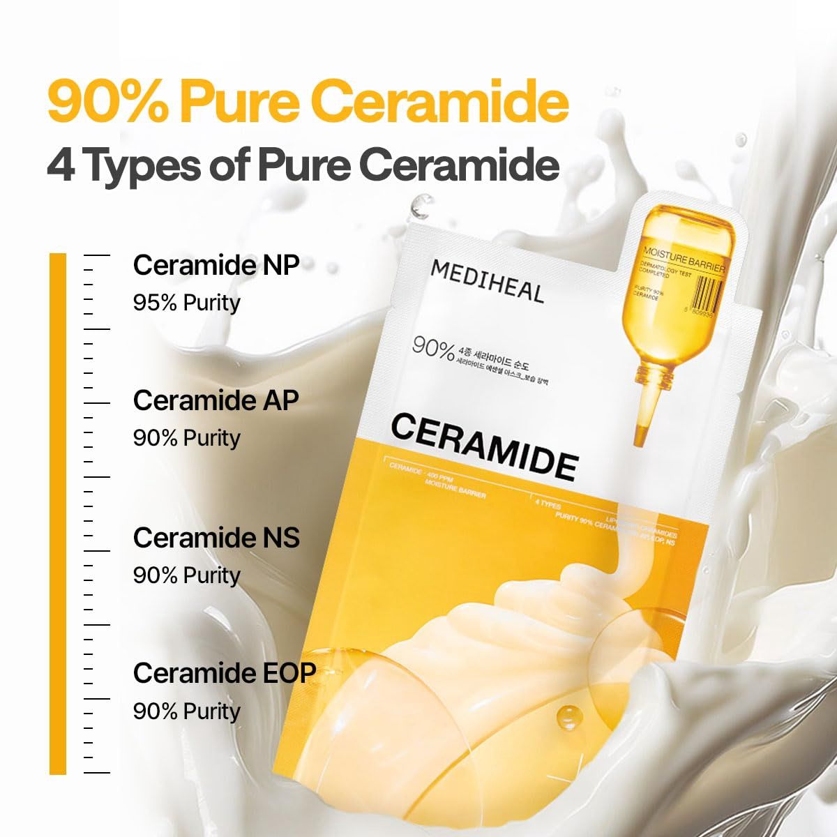 Mediheal Ceramide Essential Mask + Moisture Barrier 10pcs/Box