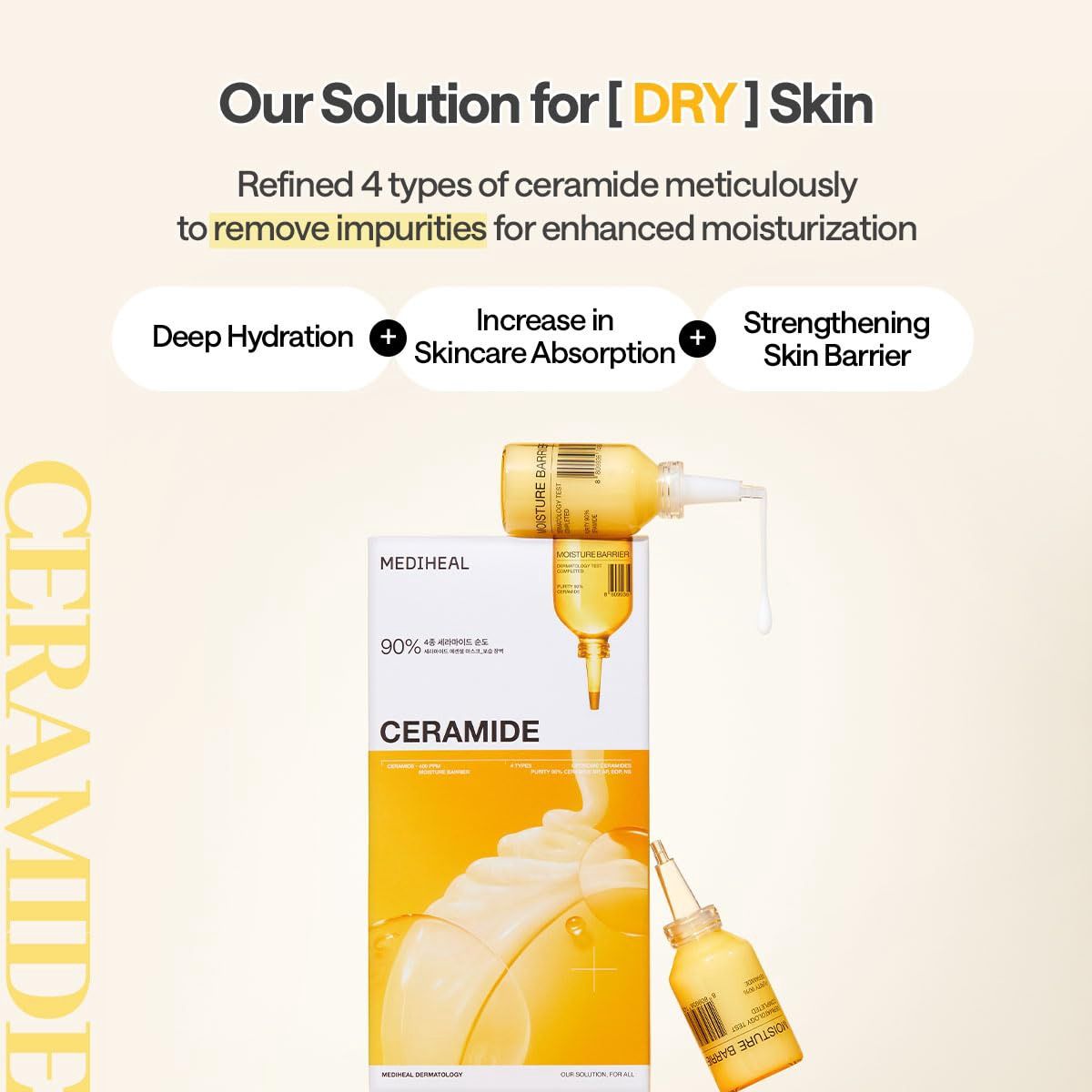 Mediheal Ceramide Essential Mask + Moisture Barrier 10pcs/Box