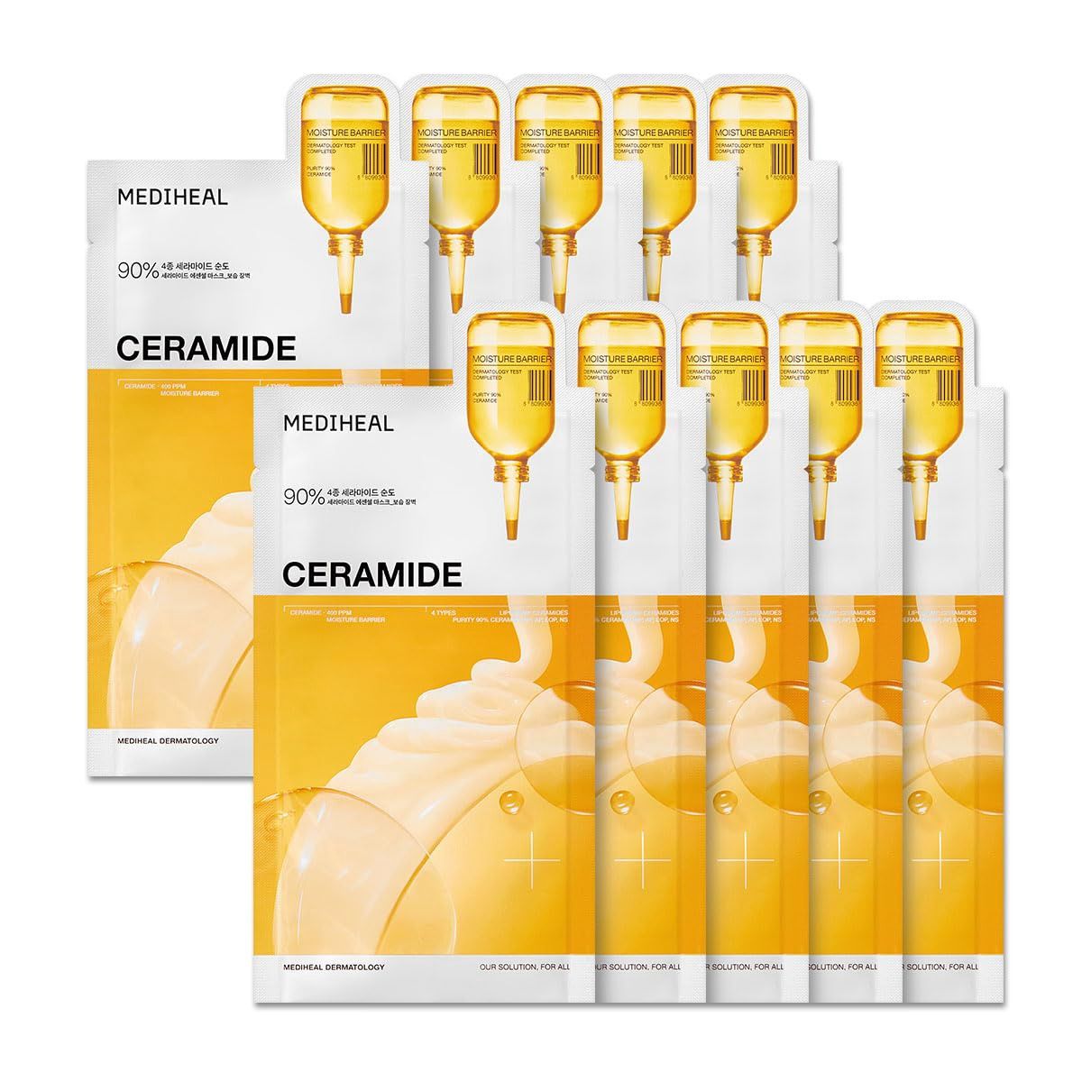 Mediheal Ceramide Essential Mask + Moisture Barrier 10pcs/Box