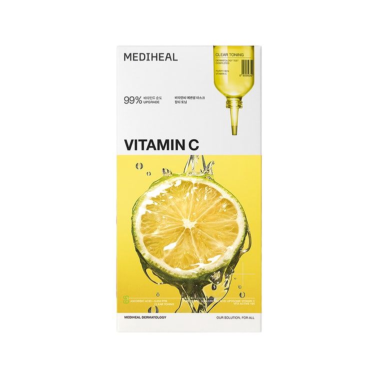 Mediheal Vitamin C Essential Mask Clear Toning 10 Sheets