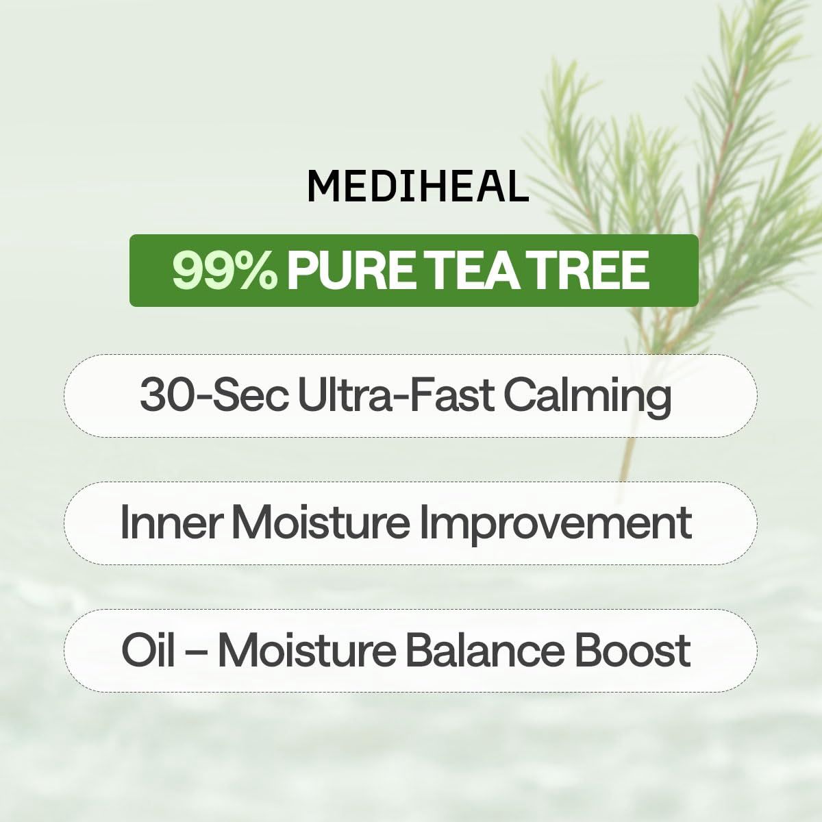 Mediheal Teatree Essential Mask + Calming Moisture 10pcs/Box