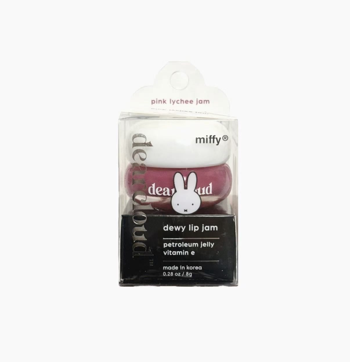 Dearcloud  Miffy Dewy Lip Jam (Pink Lychee Jam) Limited
