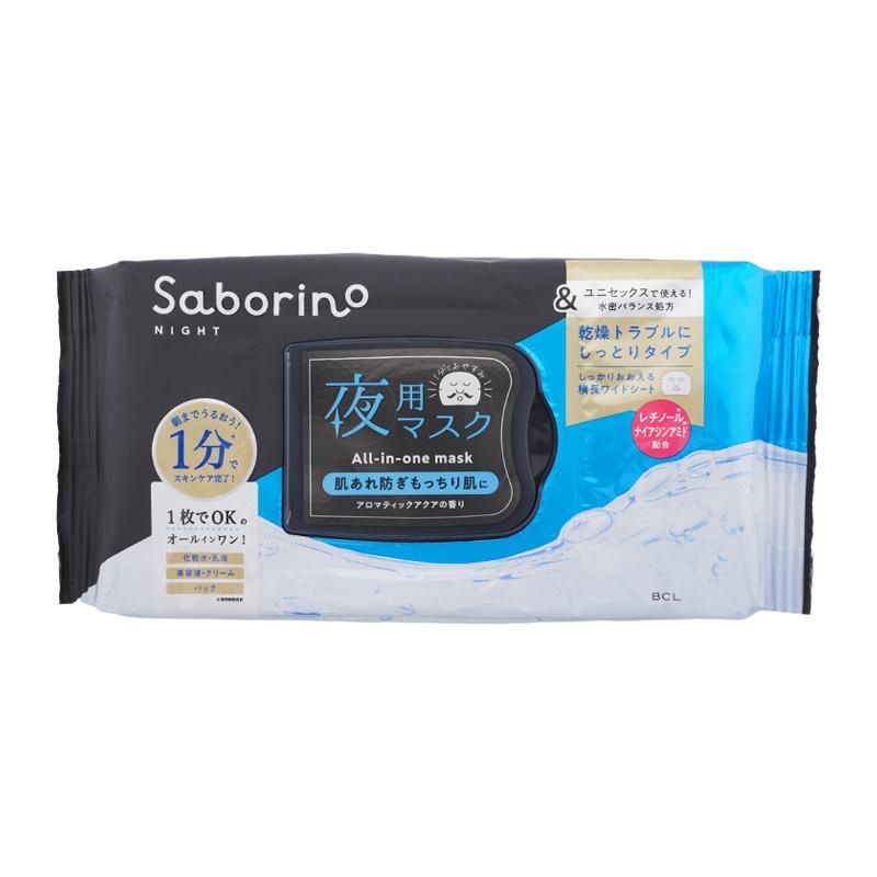 BCL Saborino Good Night Sheet Mask And Black Moist 32pcs