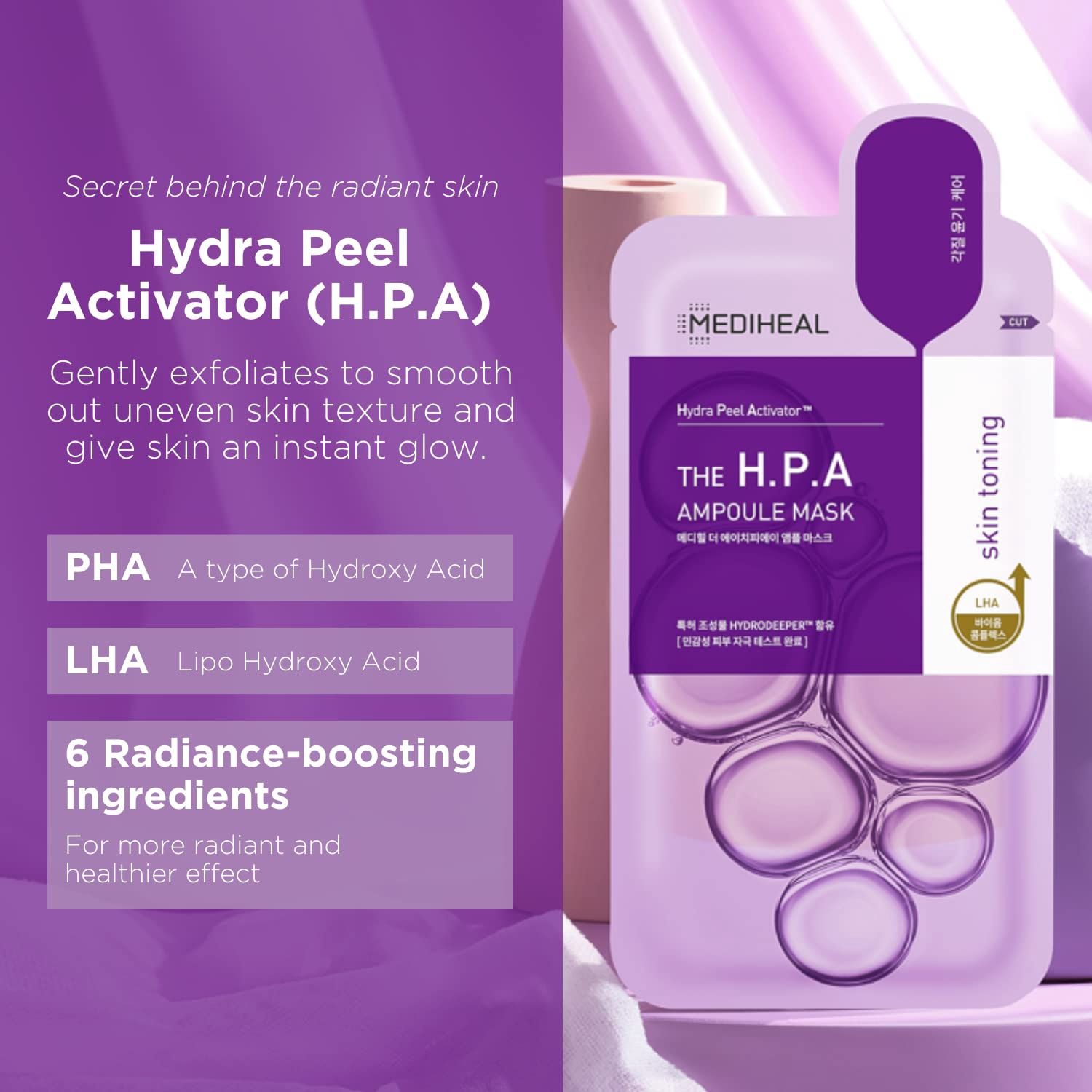 Mediheal Derma Ampoule Mask H.P.A 10pcs/Box