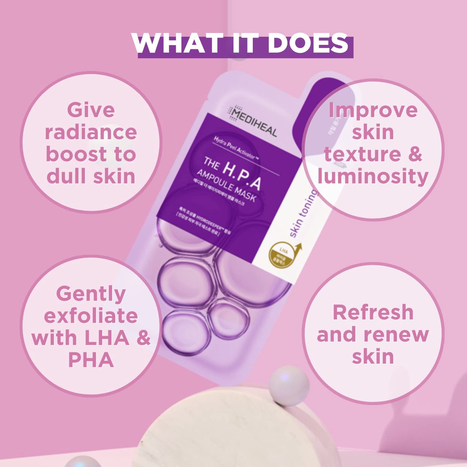 Mediheal Derma Ampoule Mask H.P.A 10pcs/Box