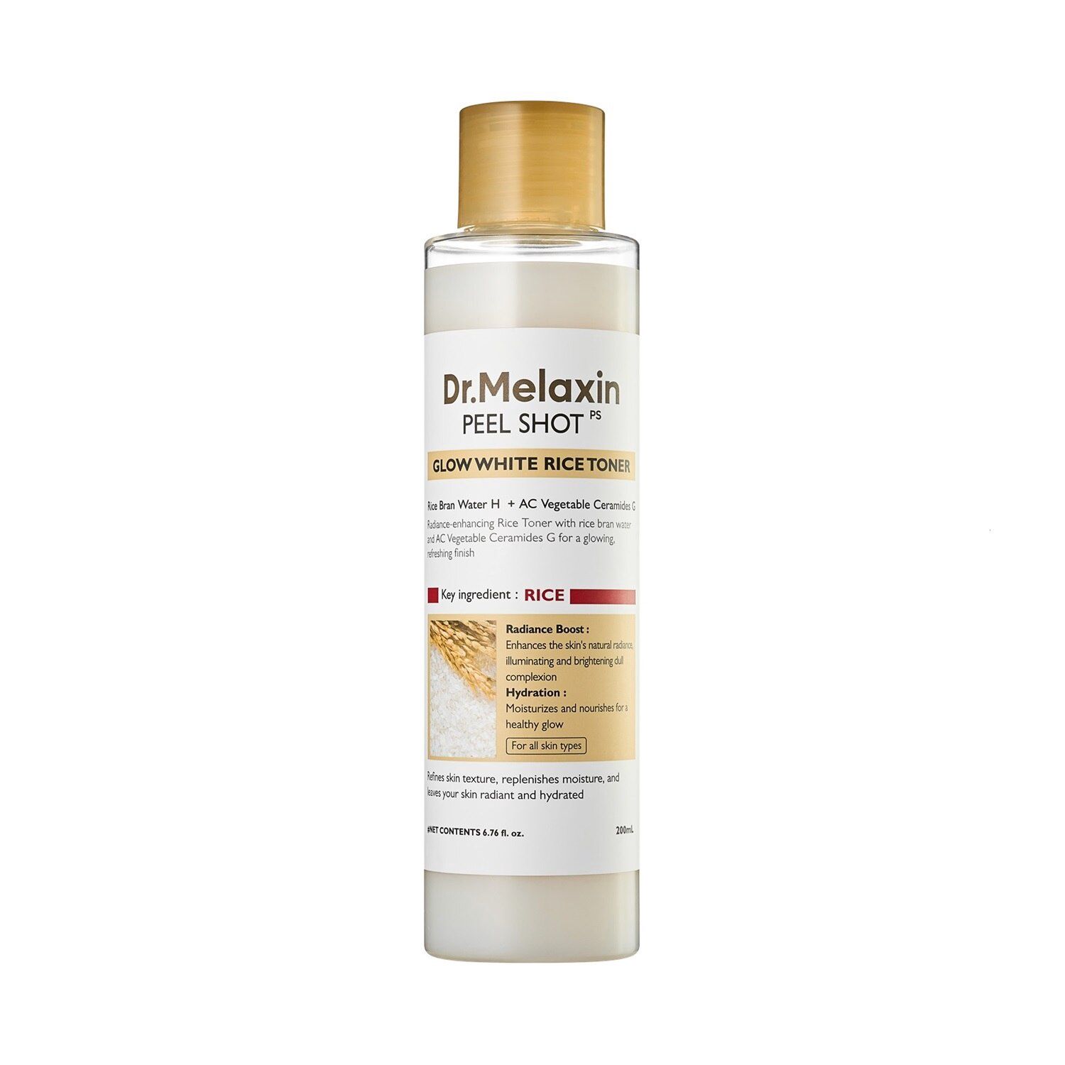 Dr.Melaxin Shot Glow White Rice Toner 200ml