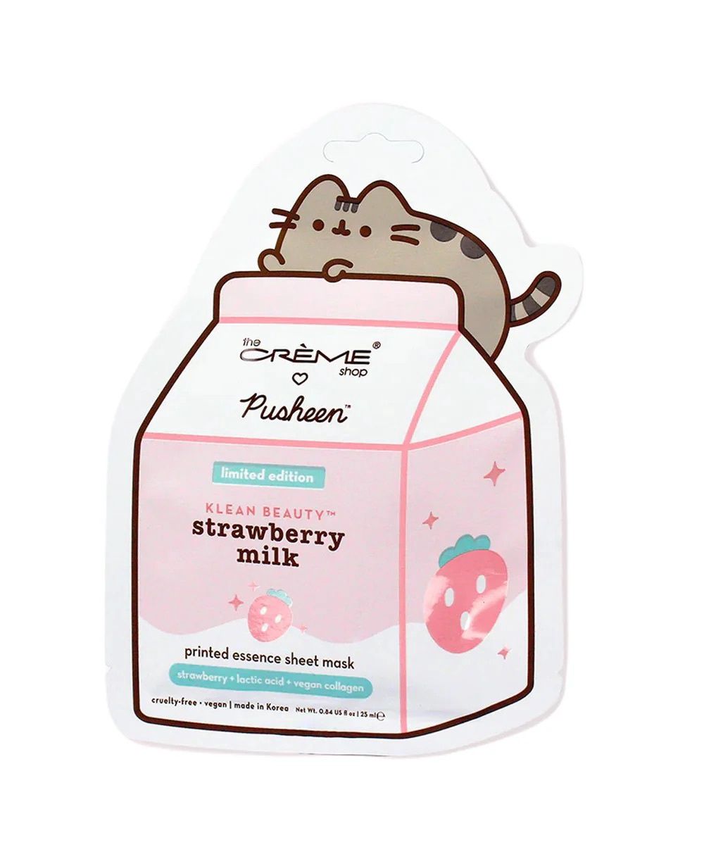 TCS Pusheen Printed Essence Sheet Mask-Keep Calm 3pcs/Box
