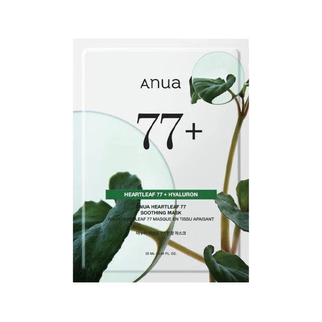 Anua Heartleaf 77% Soothing Sheet Mask 10pcs/Box
