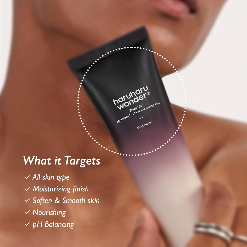 Haruharu Wonder Black Rice Moisture 5.5 Soft Cleansing Gel 100ml