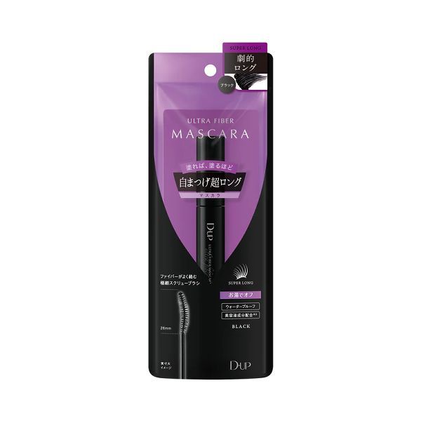 DUP Ultra Fiber Mascara Waterproof - Black
