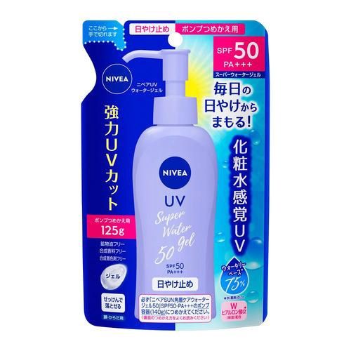 Kao Nivea UV Super Water Gel Sunscreen Refill SPF50 PA+++ 125ml