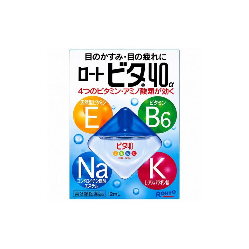Rohto Cool 40α Cooling Eye Drops 12ml