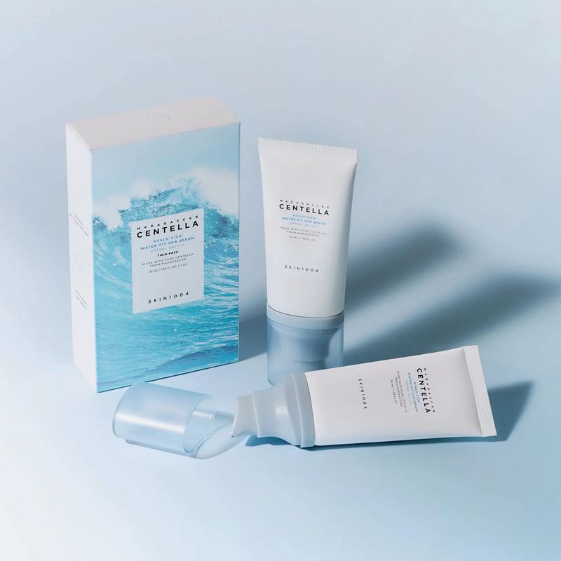 Skin1004 Madagascar Centella Hyalu-Cica Water-Fit Sun Serum 50ml Twin Pack (Limited)