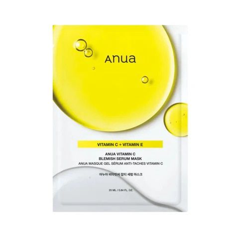Anua Green Lemon Vita C Blemish Serum Mask 1 Sheet