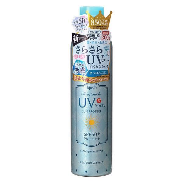 Ajuste Airy Touch Sun Protect UV Spray SPF 50+ PA++++ Clean Savon 200ml