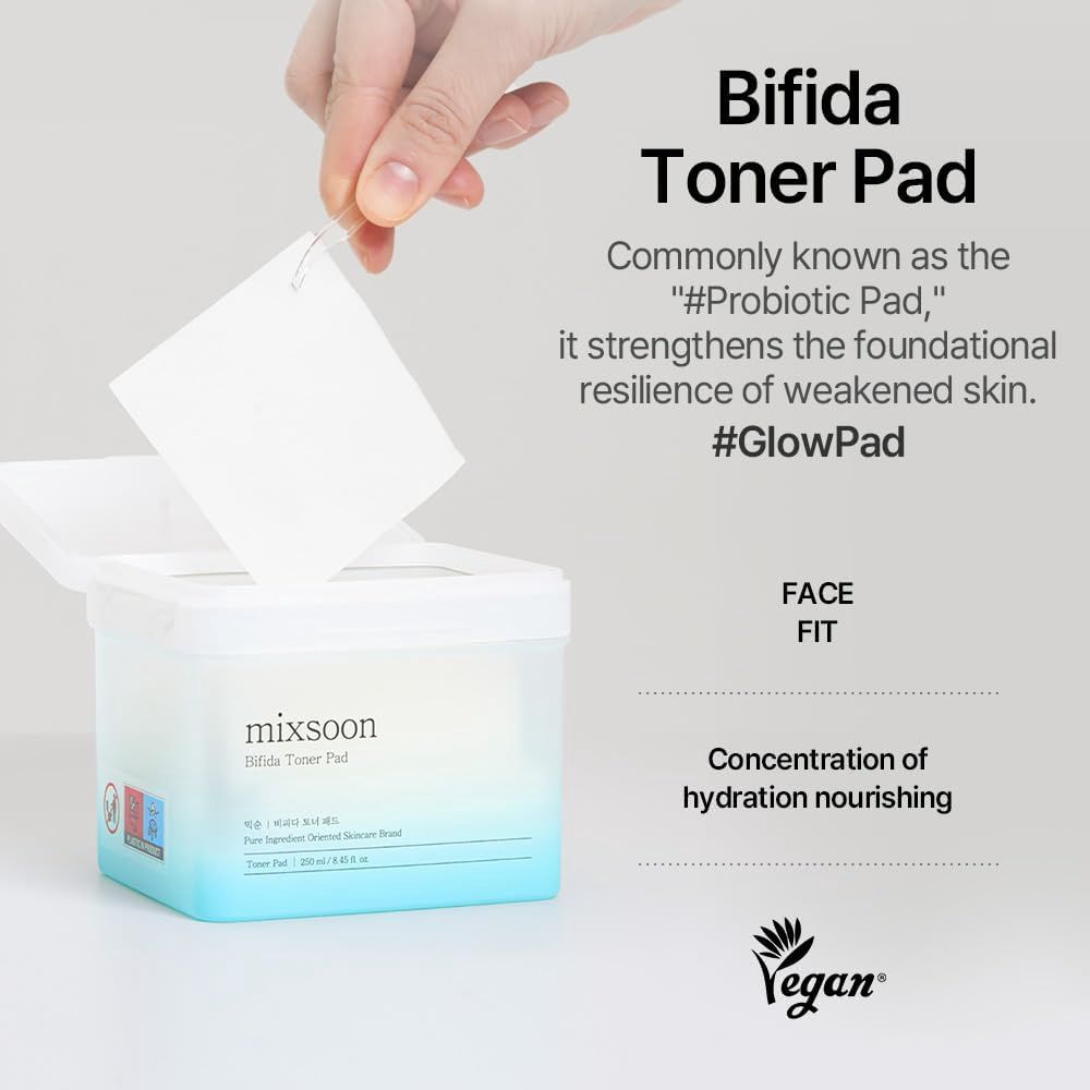 Mixsoon Bifida Toner Pad 120 Sheets